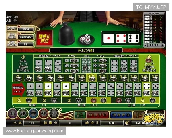 凯发骰宝：专业平台带你体验最刺激的骰宝游戏乐趣